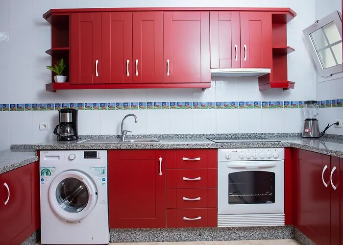 아파트 Apto Isa: Amplio Y Acogedor Apto De 75m Con Terraza, Aire Acondicionado Y Parking Gratuito 로스 아브리고스